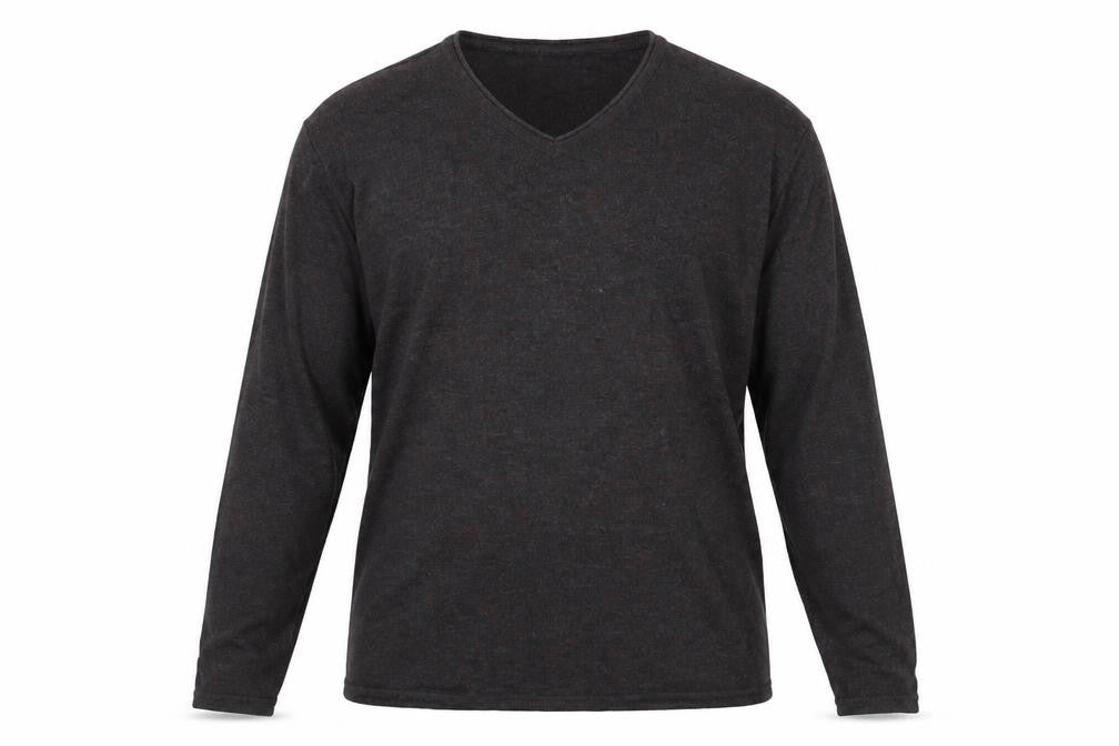 Abercrombie & Fitch Men's Brown V-Neck Pullover, Size L