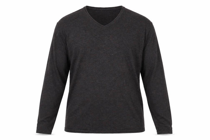 Abercrombie & Fitch Men's Brown V-Neck Pullover, Size L