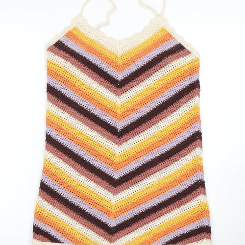 Ghanda Women's Multicoloured Mini Slip Dress S