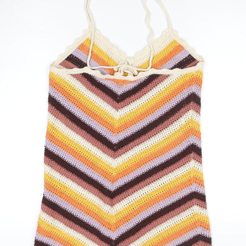 Ghanda Women's Multicoloured Mini Slip Dress S