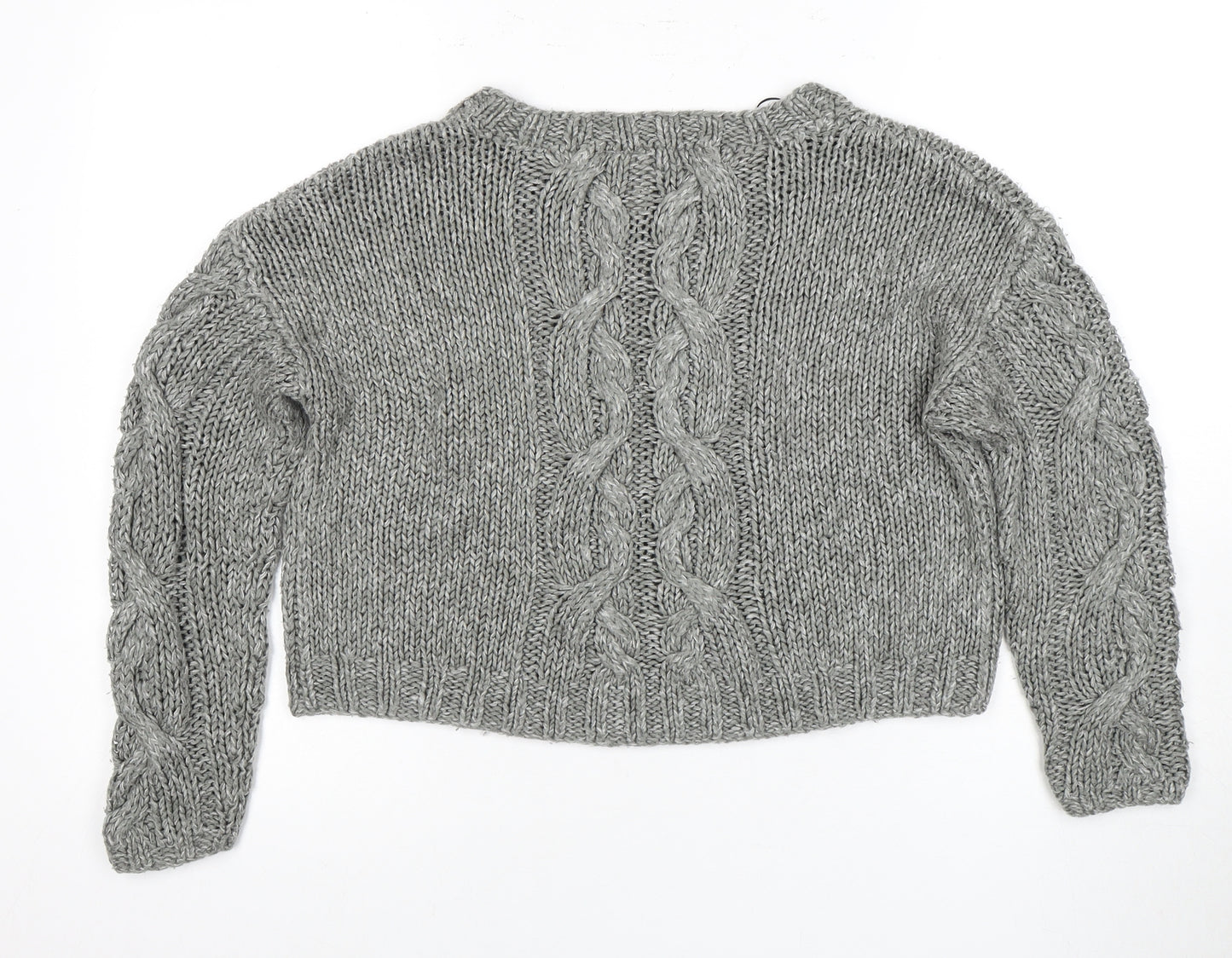 Divided Women's Grey Crew Neck Pullover Jumper Size 12