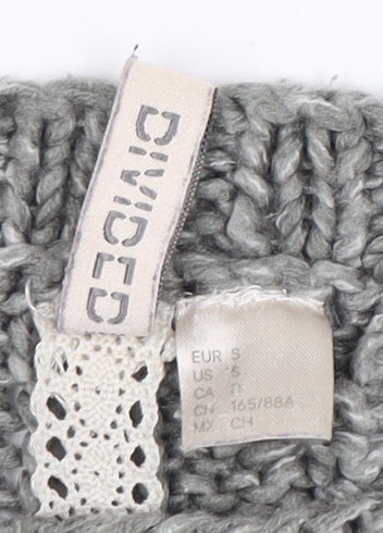 Divided Women's Grey Crew Neck Pullover Jumper Size 12