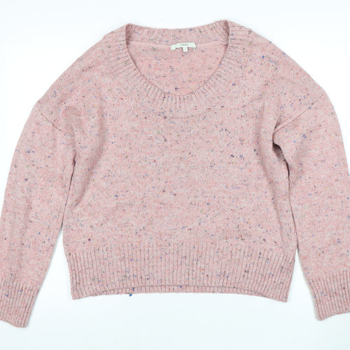 Next Women's Pink Pullover Jumper, Size 12, Round Neck