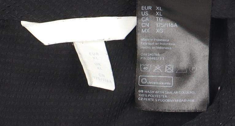 Women's Black XL Puff Sleeve Blouse