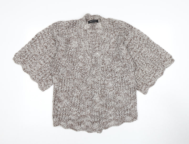 Great Plains Women's Brown XS Chunky-Knit Jumper