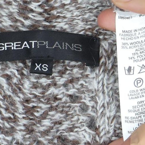 Great Plains Women's Brown XS Chunky-Knit Jumper