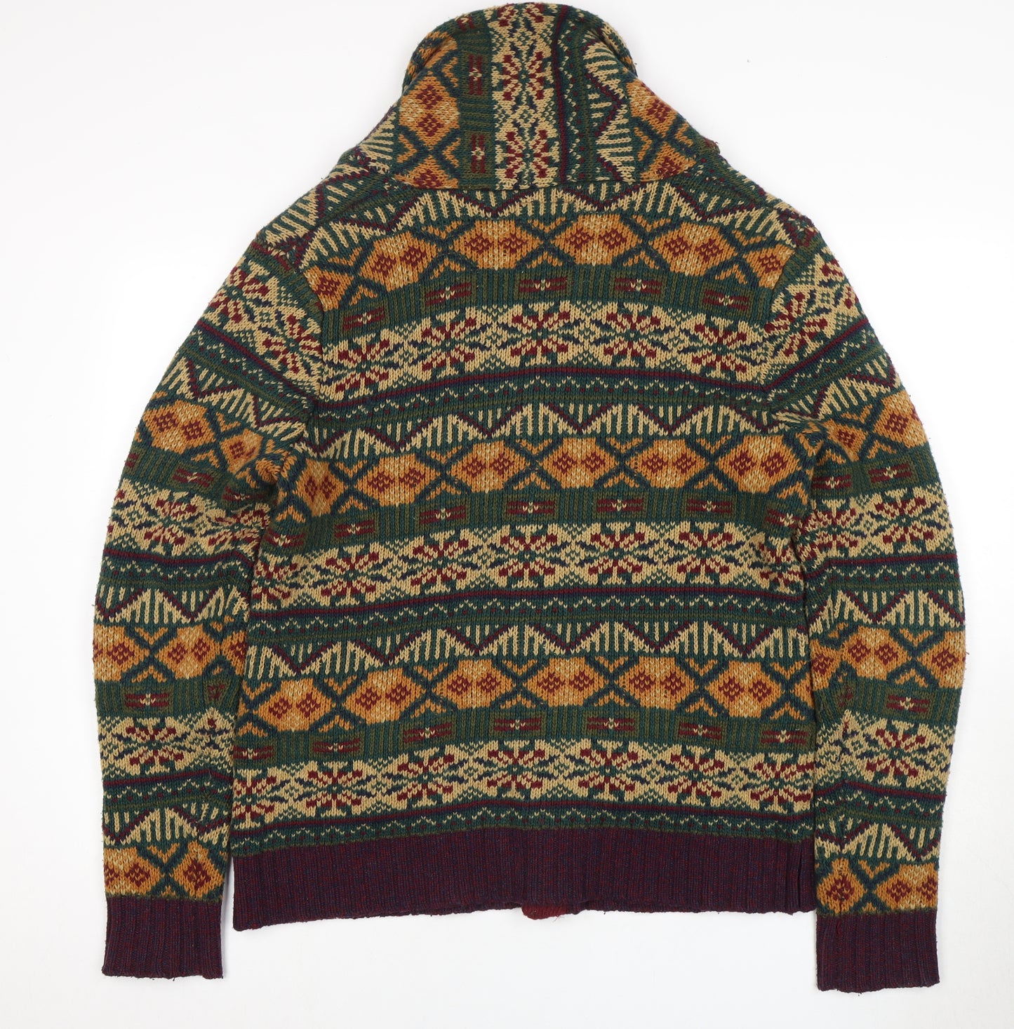 Bellfield Men's L Multicoloured Knit Cardigan
