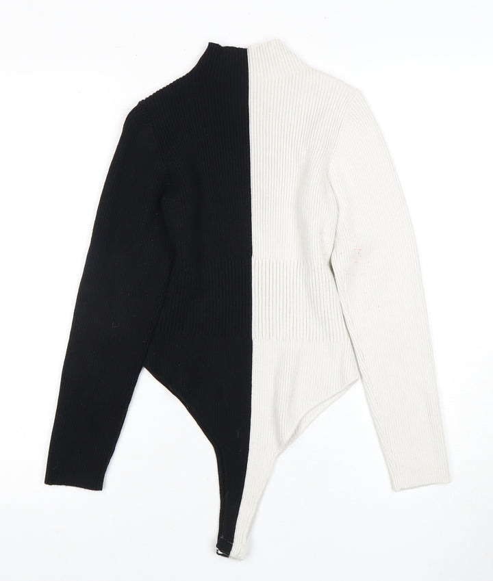 4th & Reckless Women's Petite Colourblock Bodysuit, Size 12