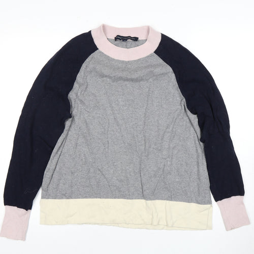 French Connection Women's Grey Jersey Top Size S