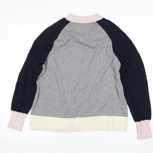 French Connection Women's Grey Jersey Top Size S