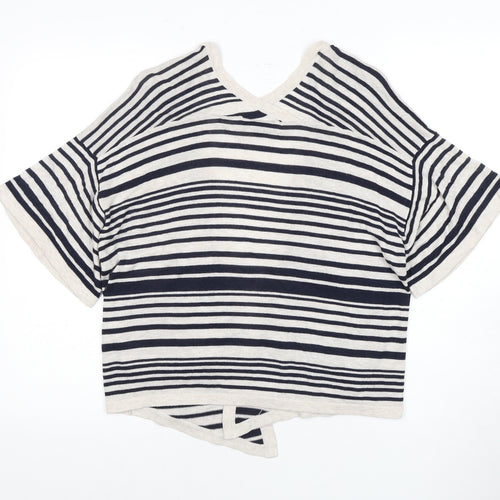 Warehouse Women's Striped Cardigan Multicolour Size 12