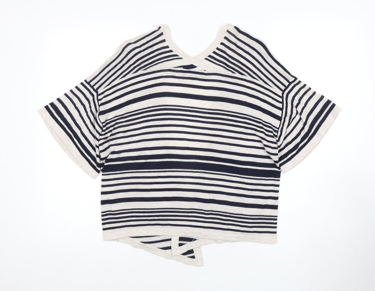 Warehouse Women's Striped Cardigan Multicolour Size 12