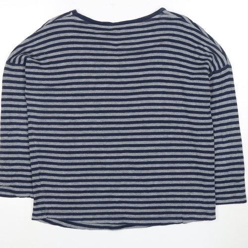 Next Women's Blue Striped Pullover Jumper Size 12