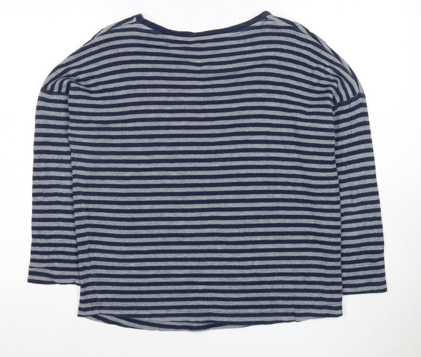 Next Women's Blue Striped Pullover Jumper Size 12