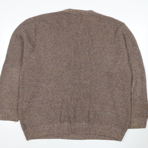 Marks and Spencer Men's Brown XXXL Pullover Jumper