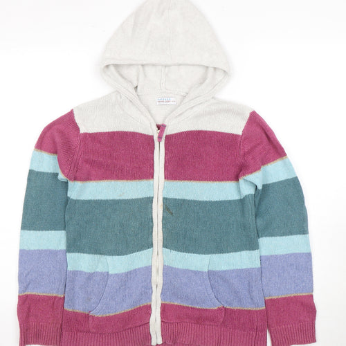 FatFace Girls Multicoloured Full Zip Cardigan 11/12 Years