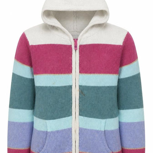 FatFace Girls Multicoloured Full Zip Cardigan 11/12 Years