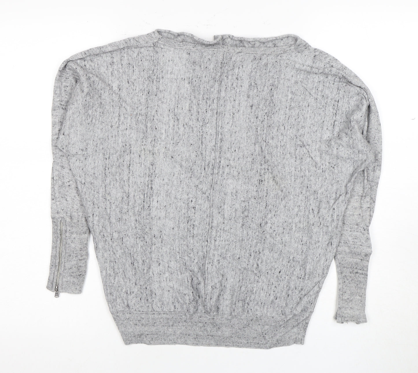 Mint Velvet Women's Grey XS Pullover Zip Jumper