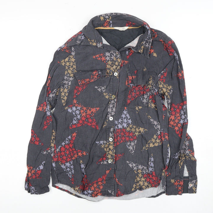 White Stuff Women's Multicoloured Button-Up Shirt UK 8