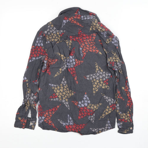 White Stuff Women's Multicoloured Button-Up Shirt UK 8