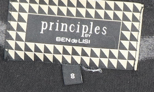Principles by Ben de Lisi Women's Black Cardigan Size 8