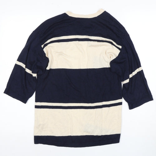 Warehouse Women's Multicoloured Striped Cardigan Size 6