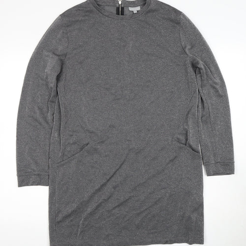 Oliver Bonas Women's Grey Shift Dress Size 14