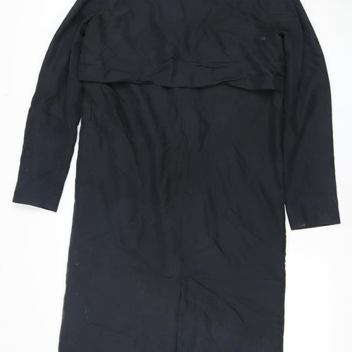 Monki Women's Black XS Long Coat