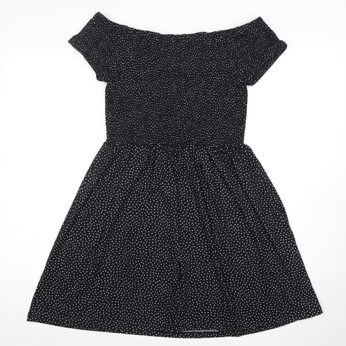 BRAVE SOUL Women's Black Off Shoulder Dress, Size 2