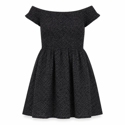 BRAVE SOUL Women's Black Off Shoulder Dress, Size 2