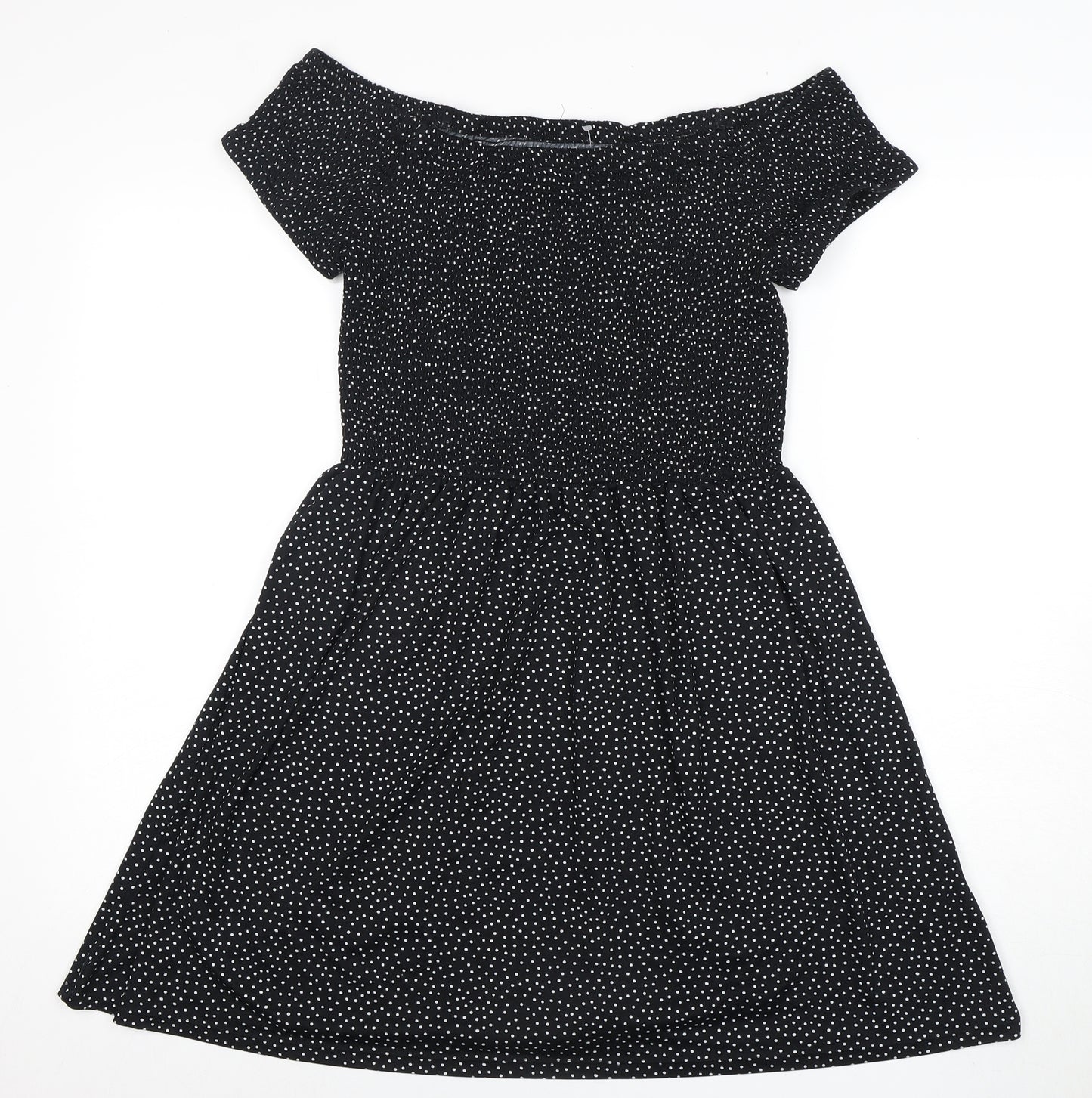 BRAVE SOUL Women's Black Off Shoulder Dress, Size 2