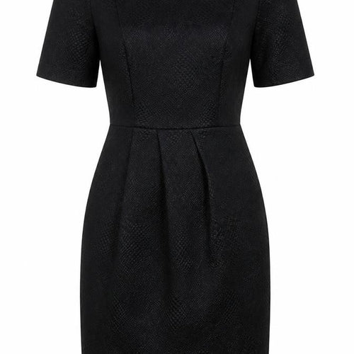 Whistles Women's Black Dress UK 8 Half Sleeve