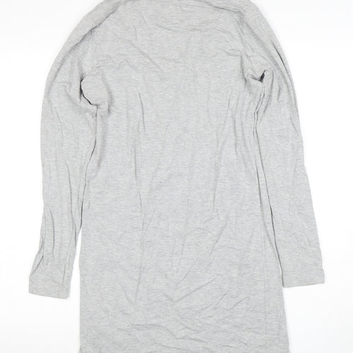 Joules Women's Grey Long Sleeve Dress S