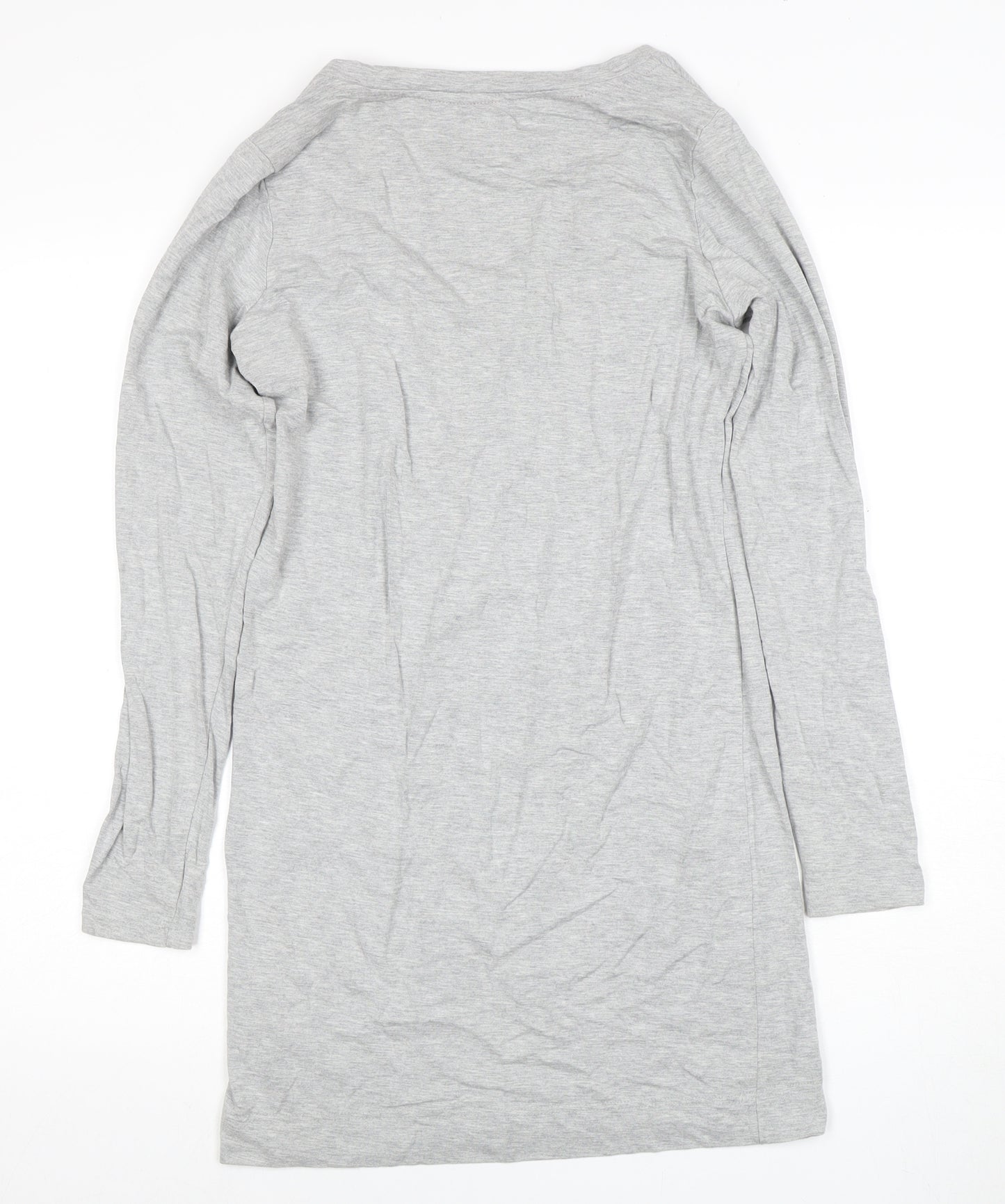 Joules Women's Grey Long Sleeve Dress S