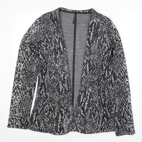 Next Women's Black Animal Print Suit Jacket Size 14