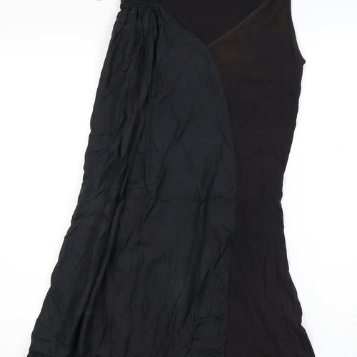 Hoss Intropia Women's Black S Sleeveless V-Neck Dress