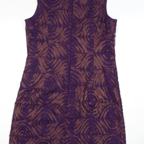 Adrianna Papell Women's Purple Sheath Dress - Size 10