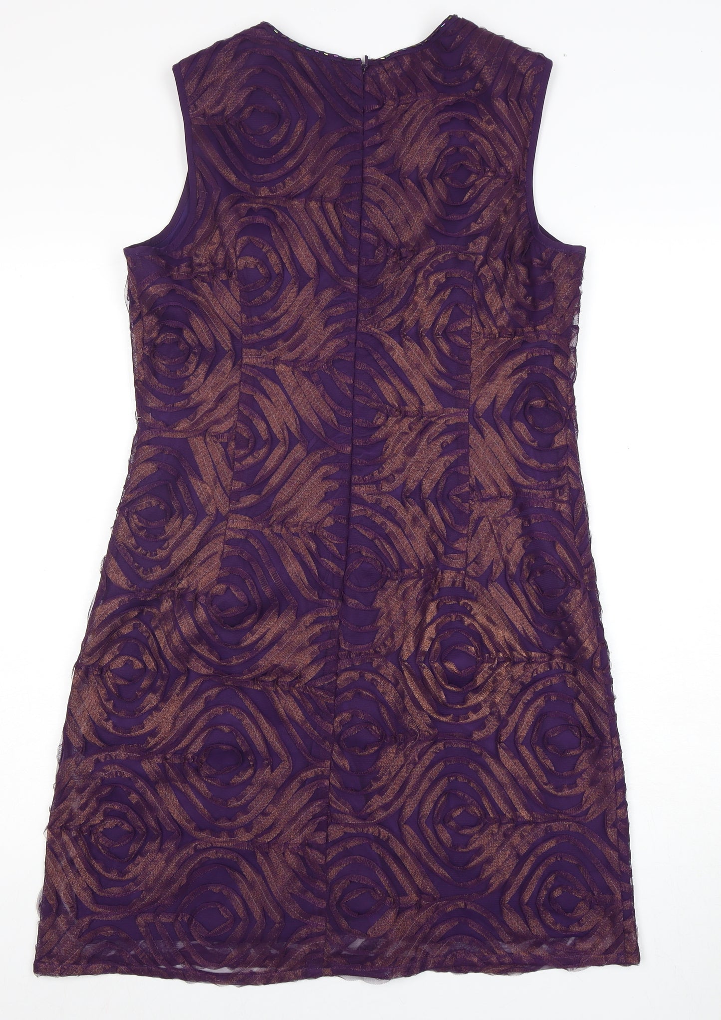 Adrianna Papell Women's Purple Sheath Dress - Size 10