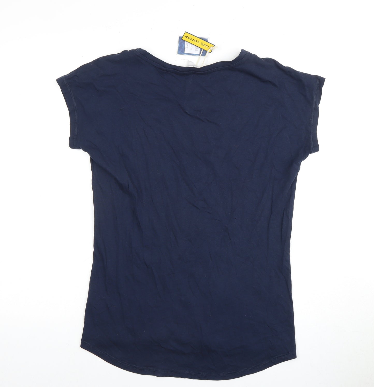 Red Herring Blue Floral T-Shirt, Size 12, Cotton Jersey