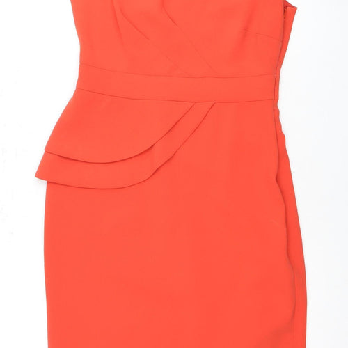 Hobbs Women's Red Sheath Dress - Size 10