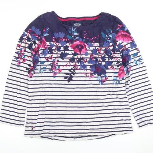 Joules Women's Multicoloured Long Sleeve T-Shirt Size 14