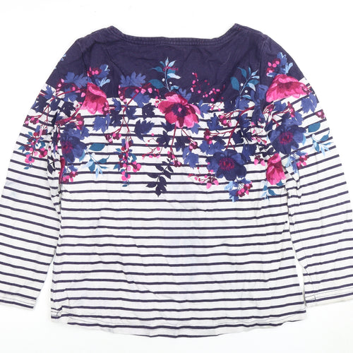 Joules Women's Multicoloured Long Sleeve T-Shirt Size 14