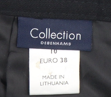 Debenhams Women's Black Midi Pencil Skirt Size 10