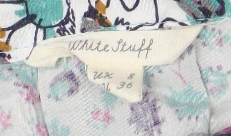 White Stuff Women's Multicoloured Floral Skirt, Size 8, Excellent Condition