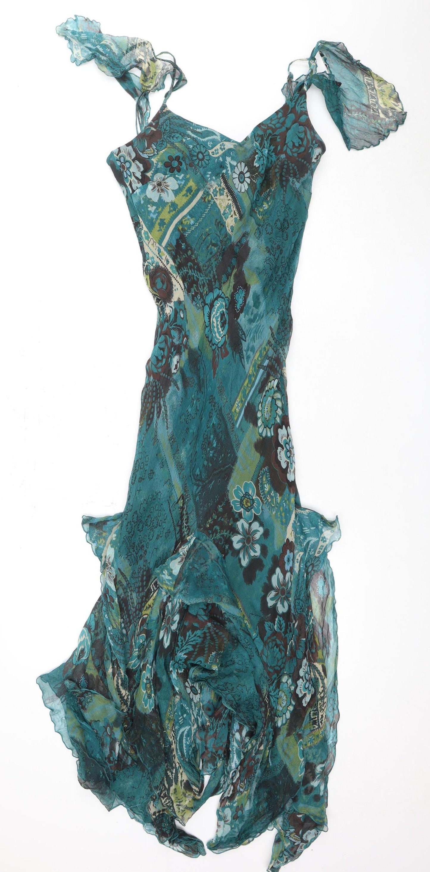 Marks and Spencer Women's Floral Halter Midi Dress