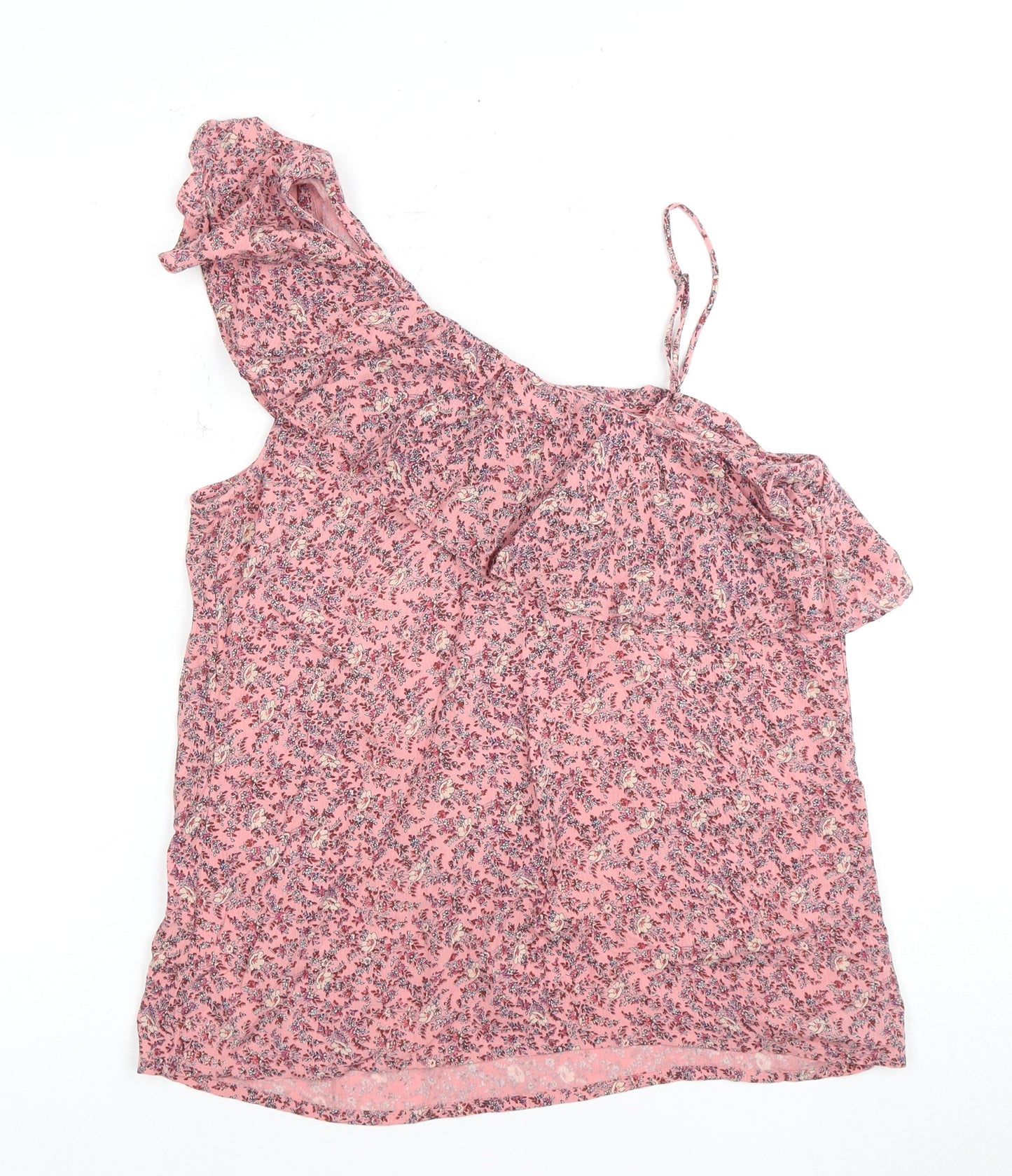Hollister Women's Pink Floral Camisole Blouse, S