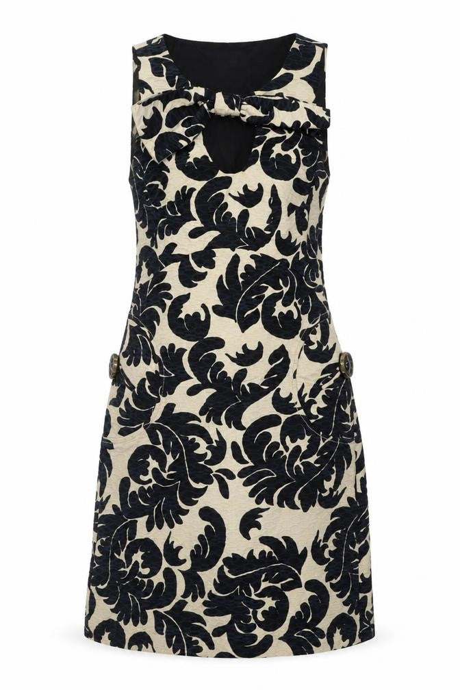 Front view of Hoss Intropia Women's Multicoloured Dress, size 6