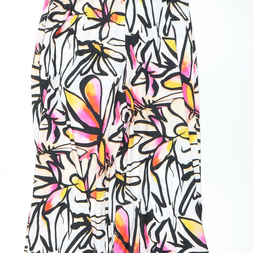 Ella Boo Women's Multicoloured Floral V-Neck Jumpsuit Size 10