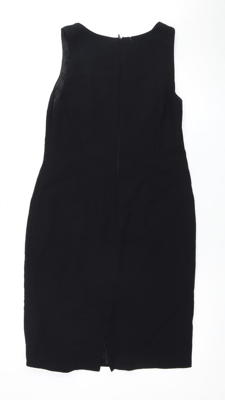 Precis Women's Black Sheath Dress Size 12 - Elegant Formal Wear