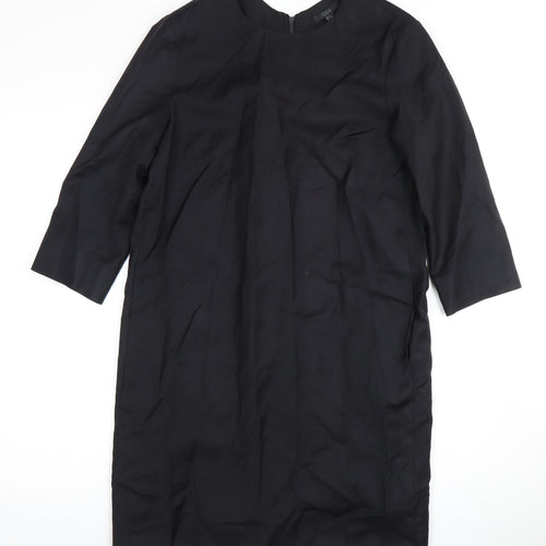 COS Women's Black Shift Dress Size 8 Workwear
